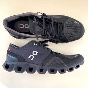 On Running Cloud X Black Asphalt Grey (Women's) W9 EU40.5